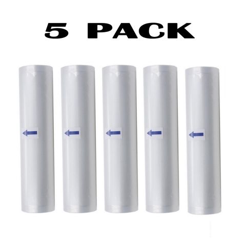 VACCUM FOOD SEALER 5MX28CM ROLL BAGS-5 Pack