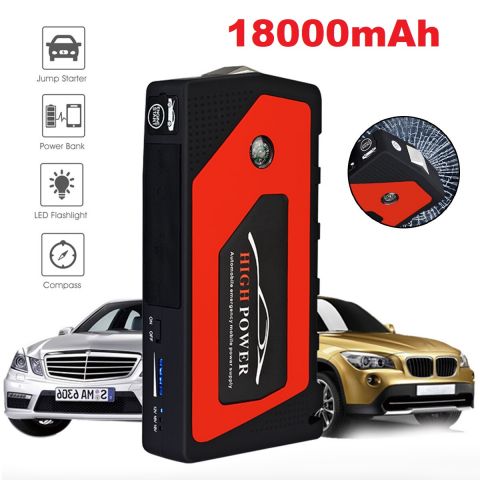 12V Car Jump Starter 18000mAh Power Bank