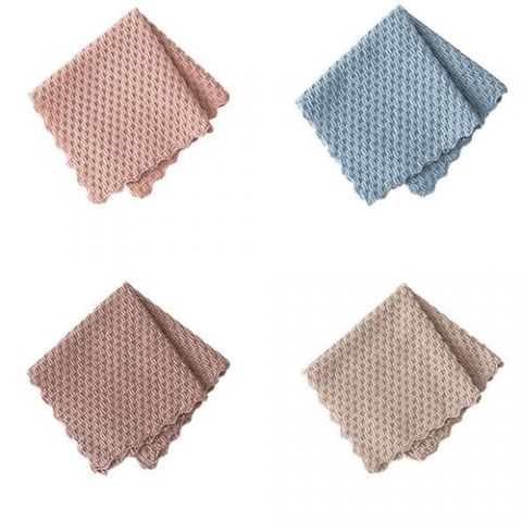 Kitchen anti-grease wiping rug-Brown