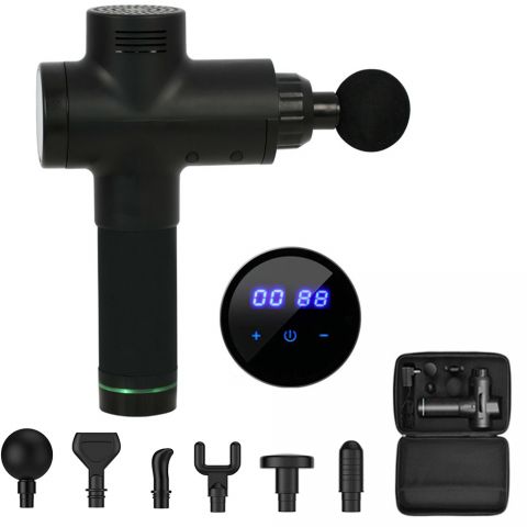 Massage Gun 30 Speeds With 6 Heads