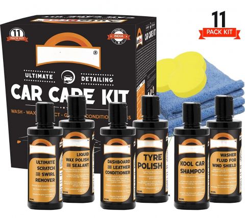 Auto Bros Car Care Kit- 11pcs