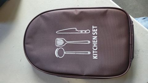 1pc Outdoor Cutlery Storage Kit