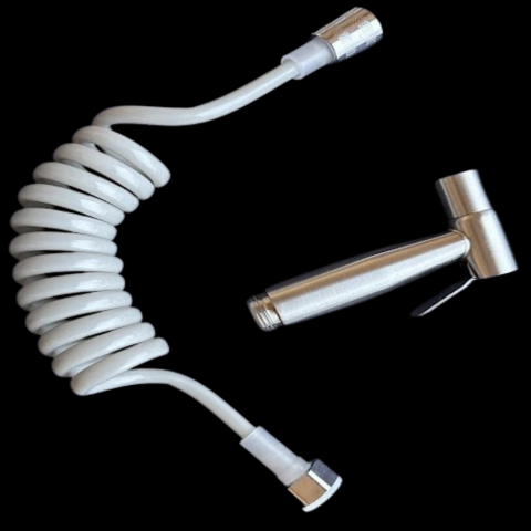 Stainless Steel Toilet Spray With Spring Hose
