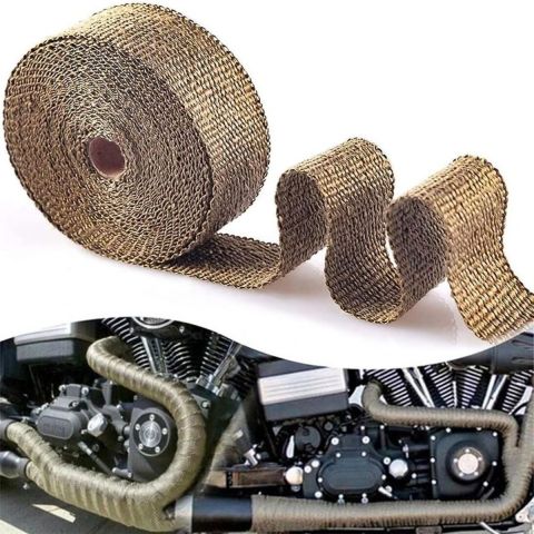 Titanium Exhaust Heat Wrap Roll