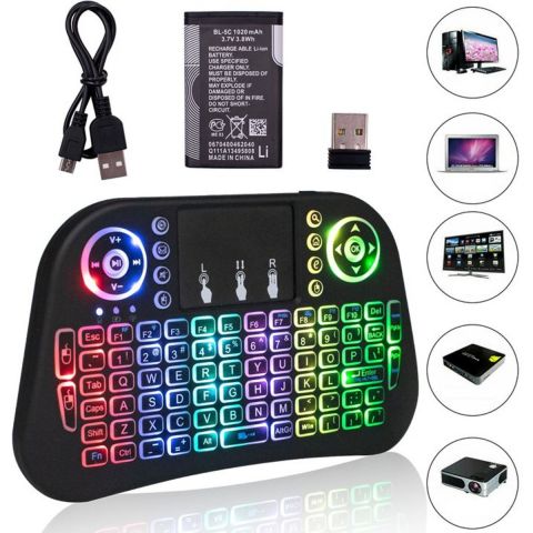 Mini 2.4G Air Mouse Wireless Keyboard with Touchpad 