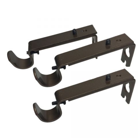 3Pcs/set Curtain Rod Bracket with set of screws