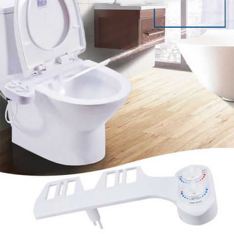 Toilet Seat Attachment With Nozzle