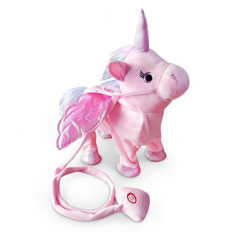 Magic Walking & Singing Unicorn-Pink