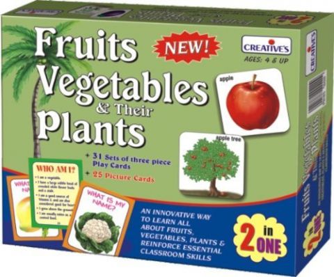 Vegetables and Their Plants Card Game