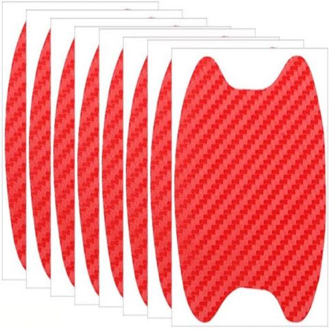 Scratchproof Car Door Handle Stickers-Red 