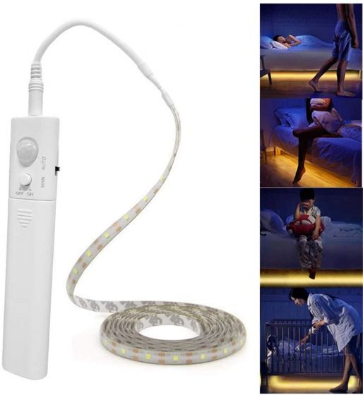 best rechargeable led light strip with motion sensor
